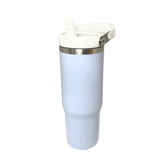 FLIP STRAW TUMBLER - WHITE