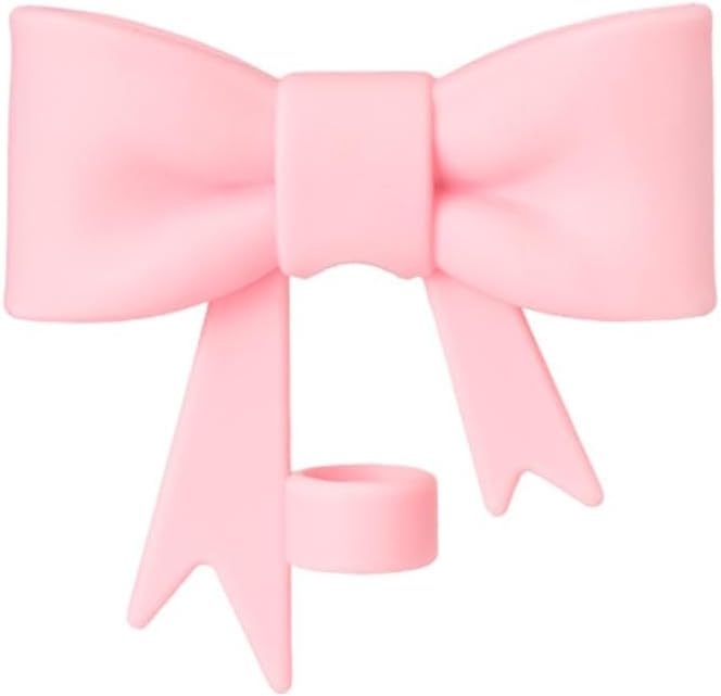 Silicone Bow Straw Topper