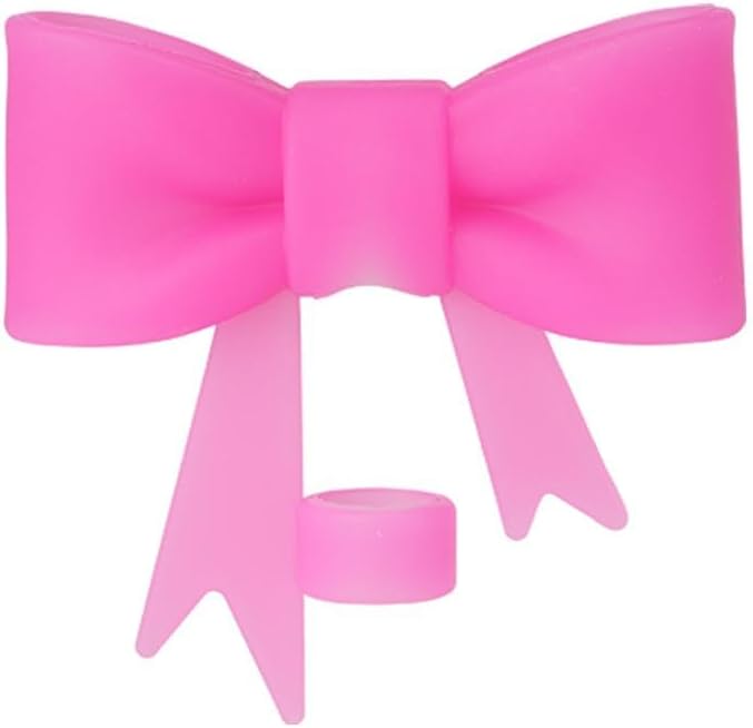 Silicone Bow Straw Topper