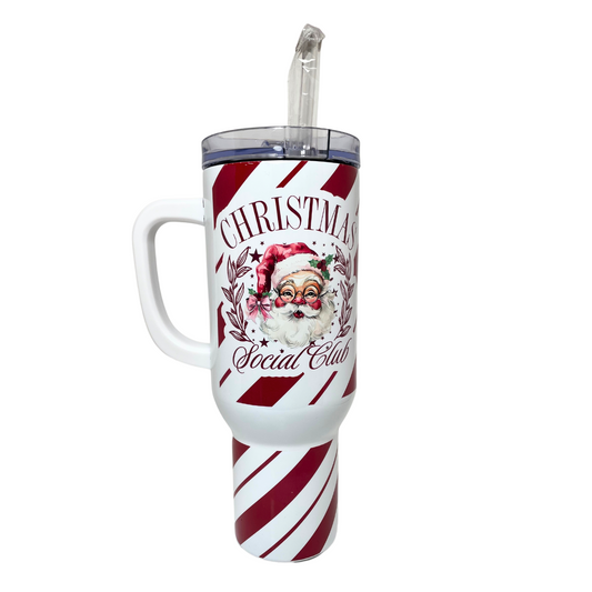 40 OZ TUMBLER - CHRISTMAS SOCIAL CLUB