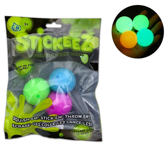 Stickeez - Sticky Glow in the Dark Balls