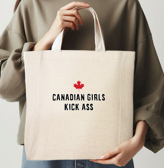 CANADIAN GIRLS KICK ASS - TOTE