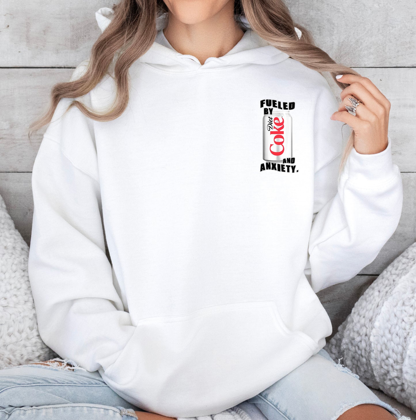 FUELED BY DRINK & ANXIETY - CUSTOMIZABLE - HOODIE