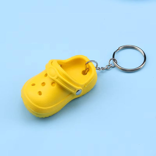 Mini Croc Keychain - Yellow