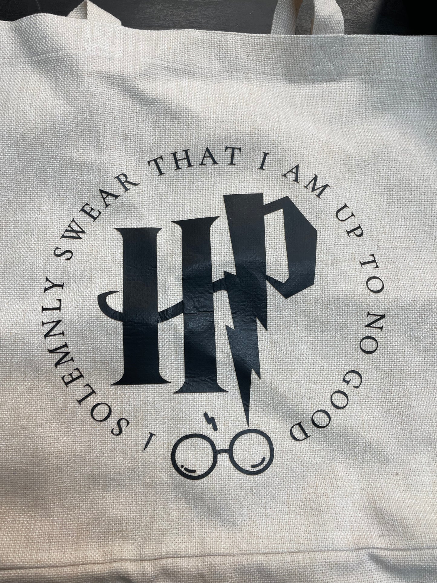 *SALE* TOTE-HARRY POTTER-PART OF LETTERS MISSING