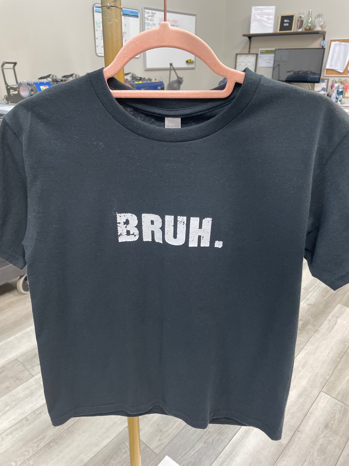 *SALE* - Bruh - Black - Size Youth Medium