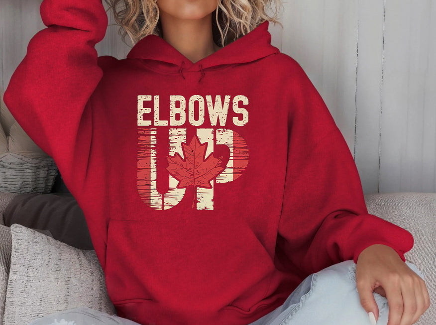 ELBOWS UP - HOODIE