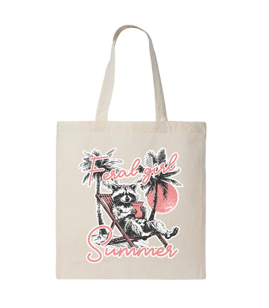 *SALE* FERAL GIRL SUMMER - TOTE