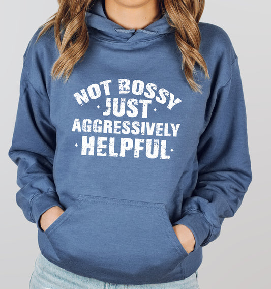 AGGRESSIVELY HELPFUL - HOODIE